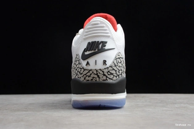 Free Cement Throw Jordan Line White Air 3 Retro 923096-101 0811